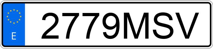 Numer rejestracyjny 2779MSV posiada MINI COUNTRYMAN