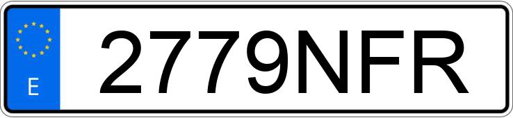 Numer rejestracyjny 2779NFR posiada VOLKSWAGEN GOLF SPORTSVAN Numer rejestracyjny 2779NFR posiada VOLKSWAGEN GOLF SPORTSVAN