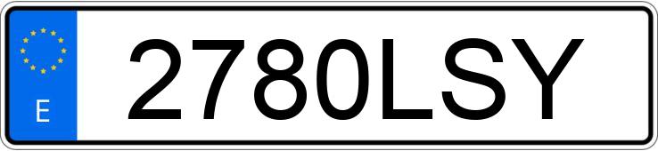 Numer rejestracyjny 2780LSY posiada LAND ROVER RANGE ROVER VELAR