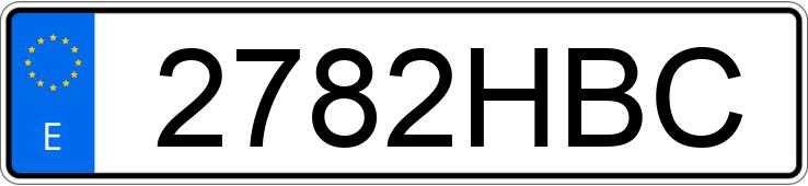 Numer rejestracyjny 2782HBC posiada MERCEDES VITO Numer rejestracyjny 2782HBC posiada MERCEDES VITO