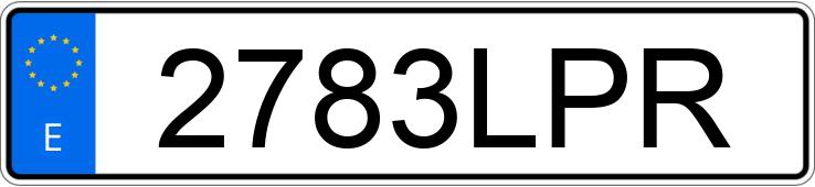 Numer rejestracyjny 2783LPR posiada VOLKSWAGEN T-ROC