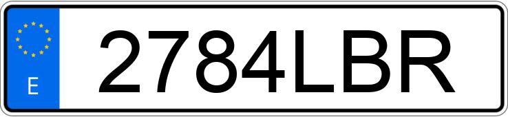 Numer rejestracyjny 2784LBR posiada MERCEDES E (211)