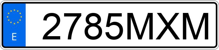 Numer rejestracyjny 2785MXM posiada SEAT LEON