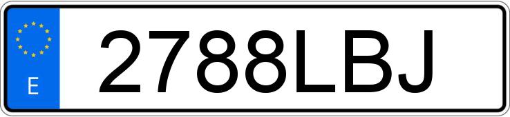 Numer rejestracyjny 2788LBJ posiada MITSUBISHI SPACE STAR Numer rejestracyjny 2788LBJ posiada MITSUBISHI SPACE STAR