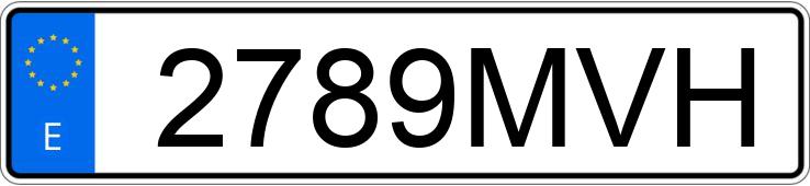 Numer rejestracyjny 2789MVH posiada DACIA JOGGER