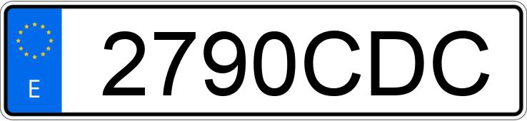 Numer rejestracyjny 2790CDC posiada MINI MINI Numer rejestracyjny 2790CDC posiada MINI MINI