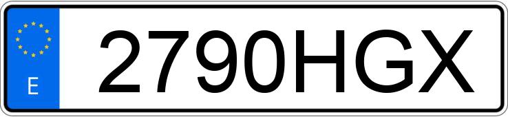 Numer rejestracyjny 2790HGX posiada RENAULT CLIO