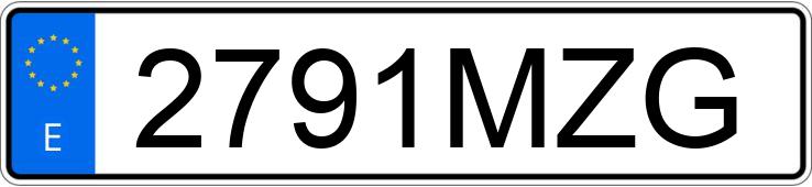 Numer rejestracyjny 2791MZG posiada VOLKSWAGEN CADDY