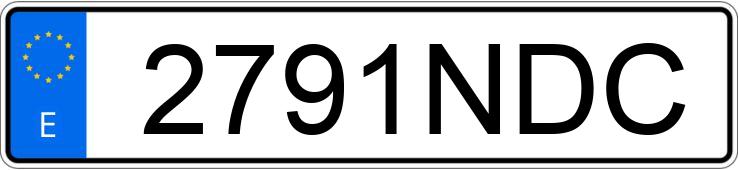 Numer rejestracyjny 2791NDC posiada VOLKSWAGEN T-ROC