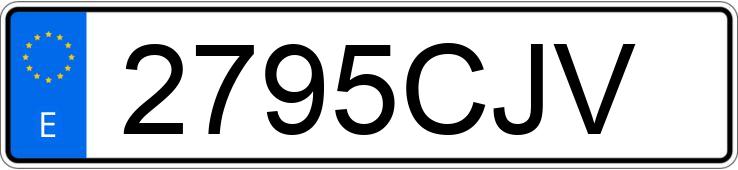 Numer rejestracyjny 2795CJV posiada PEUGEOT 206 Numer rejestracyjny 2795CJV posiada PEUGEOT 206