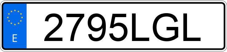 Numer rejestracyjny 2795LGL posiada RENAULT KANGOO Numer rejestracyjny 2795LGL posiada RENAULT KANGOO
