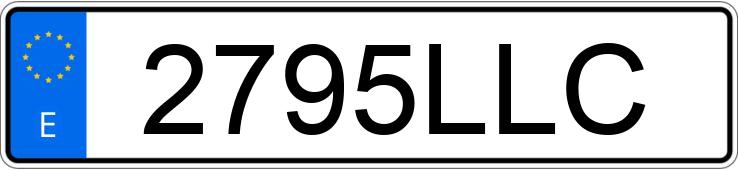 Numer rejestracyjny 2795LLC posiada VOLKSWAGEN PASSAT