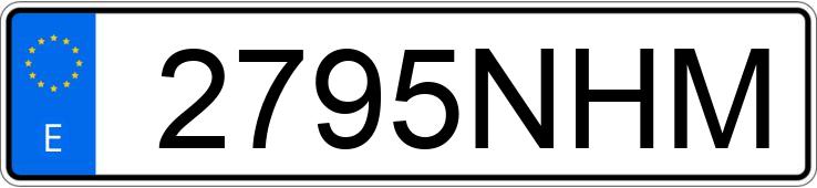Numer rejestracyjny 2795NHM posiada AUDI Q5