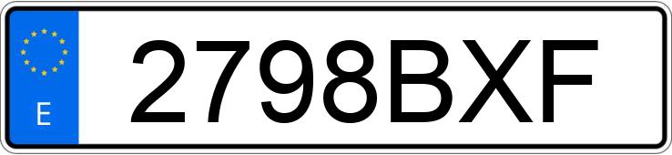 Numer rejestracyjny 2798BXF posiada OPEL CORSA