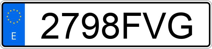 Numer rejestracyjny 2798FVG posiada BMW SERIE 7