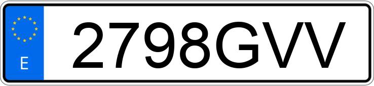 Numer rejestracyjny 2798GVV posiada DUCATI 696