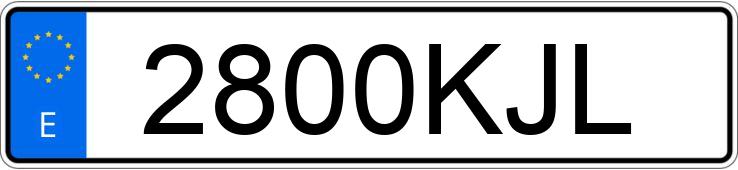 Numer rejestracyjny 2800KJL posiada OPEL CORSA