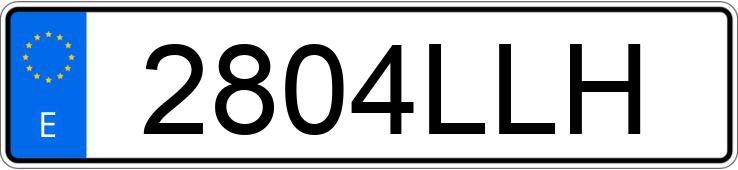 Numer rejestracyjny 2804LLH posiada VOLVO XC90