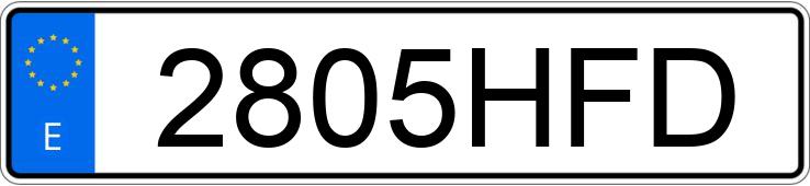 Numer rejestracyjny 2805HFD posiada OPEL INSIGNIA