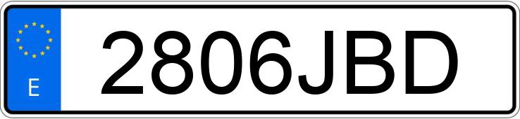 Numer rejestracyjny 2806JBD posiada VOLKSWAGEN TIGUAN