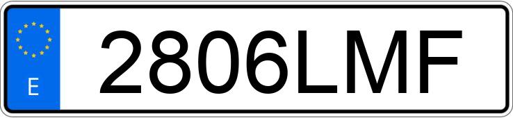 Numer rejestracyjny 2806LMF posiada VOLKSWAGEN POLO
