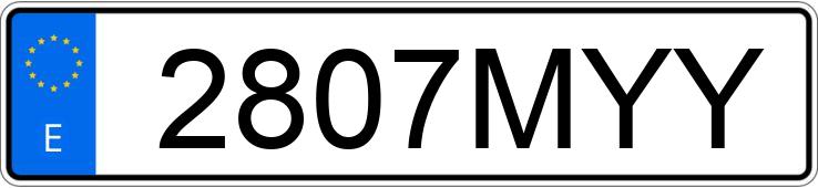 Numer rejestracyjny 2807MYY posiada TESLA MODEL 3 Numer rejestracyjny 2807MYY posiada TESLA MODEL 3