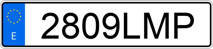 Numer rejestracyjny 2809LMP posiada PEUGEOT 3008