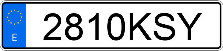 Numer rejestracyjny 2810KSY posiada SUBARU BRZ Numer rejestracyjny 2810KSY posiada SUBARU BRZ