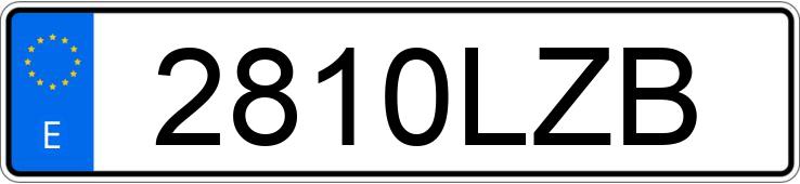 Numer rejestracyjny 2810LZB posiada MAZDA CX-5