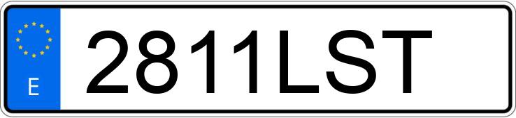 Numer rejestracyjny 2811LST posiada PIAGGIO LIBERTY 125 Numer rejestracyjny 2811LST posiada PIAGGIO LIBERTY 125