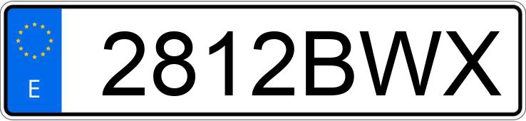 Numer rejestracyjny 2812BWX posiada ALFA ROMEO 156