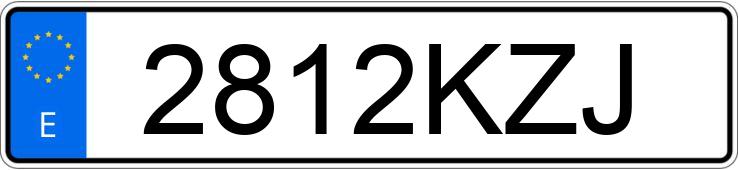 Numer rejestracyjny 2812KZJ posiada PEUGEOT 208