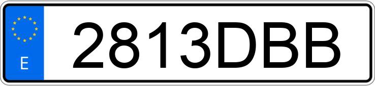 Il numero di registrazione 2813DBB ha AUDI A6
