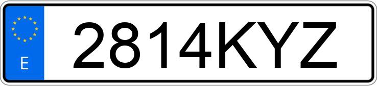 Numer rejestracyjny 2814KYZ posiada CITROEN C5 AIRCROSS