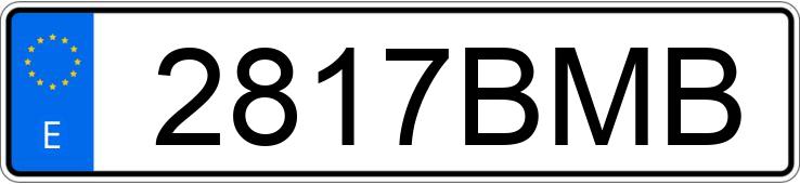 Numer rejestracyjny 2817BMB posiada BMW SERIE 5 Numer rejestracyjny 2817BMB posiada BMW SERIE 5