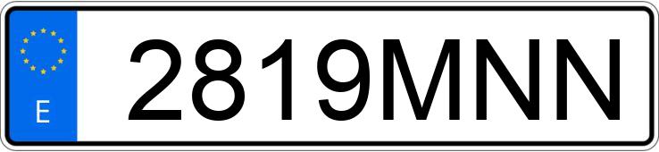 Numer rejestracyjny 2819MNN posiada BMW SERIE 2