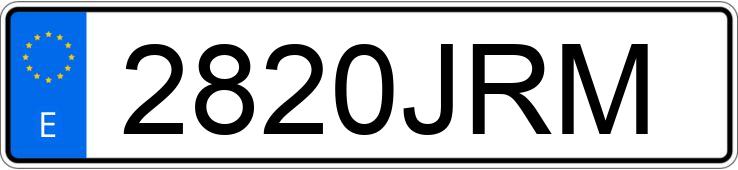 Numer rejestracyjny 2820JRM posiada MERCEDES CLA (117)