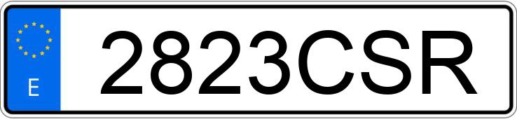Numer rejestracyjny 2823CSR posiada CITROEN C5