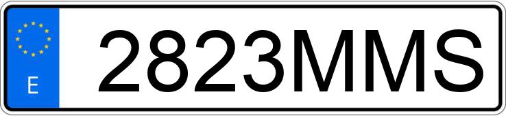 Numer rejestracyjny 2823MMS posiada TOYOTA HILUX