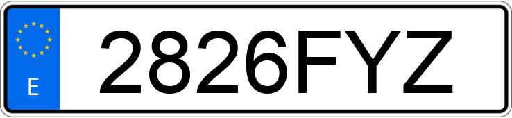 Numer rejestracyjny 2826FYZ posiada VOLKSWAGEN EOS Numer rejestracyjny 2826FYZ posiada VOLKSWAGEN EOS