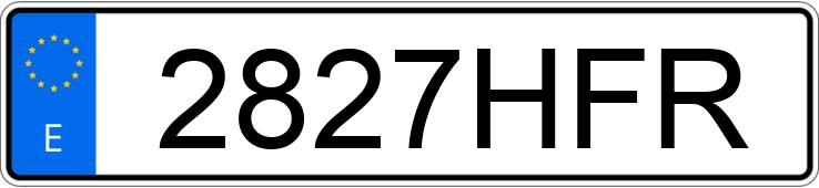 Numer rejestracyjny 2827HFR posiada BMW SERIE 3 Numer rejestracyjny 2827HFR posiada BMW SERIE 3