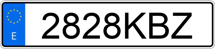 Numer rejestracyjny 2828KBZ posiada CITROEN BERLINGO