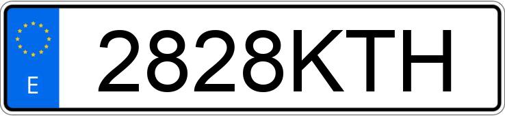 Numer rejestracyjny 2828KTH posiada HUSQVARNA 701 Numer rejestracyjny 2828KTH posiada HUSQVARNA 701