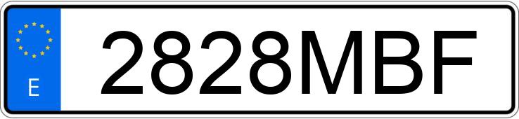 Numer rejestracyjny 2828MBF posiada PEUGEOT 2008