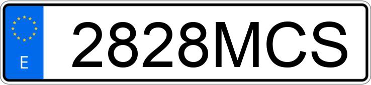 Numer rejestracyjny 2828MCS posiada JEEP RENEGADE