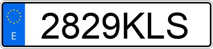 Numer rejestracyjny 2829KLS posiada SEAT LEON