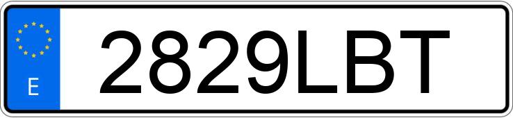 Numer rejestracyjny 2829LBT posiada FORD FOCUS