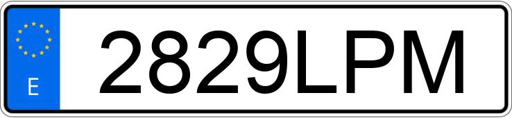 Numer rejestracyjny 2829LPM posiada OPEL CORSA