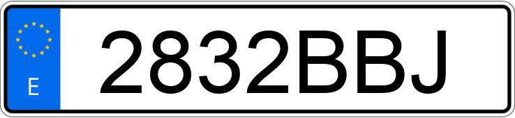 Numer rejestracyjny 2832BBJ posiada FORD FOCUS