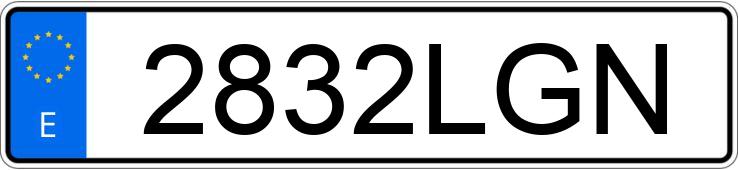 Numer rejestracyjny 2832LGN posiada TOYOTA RAV4